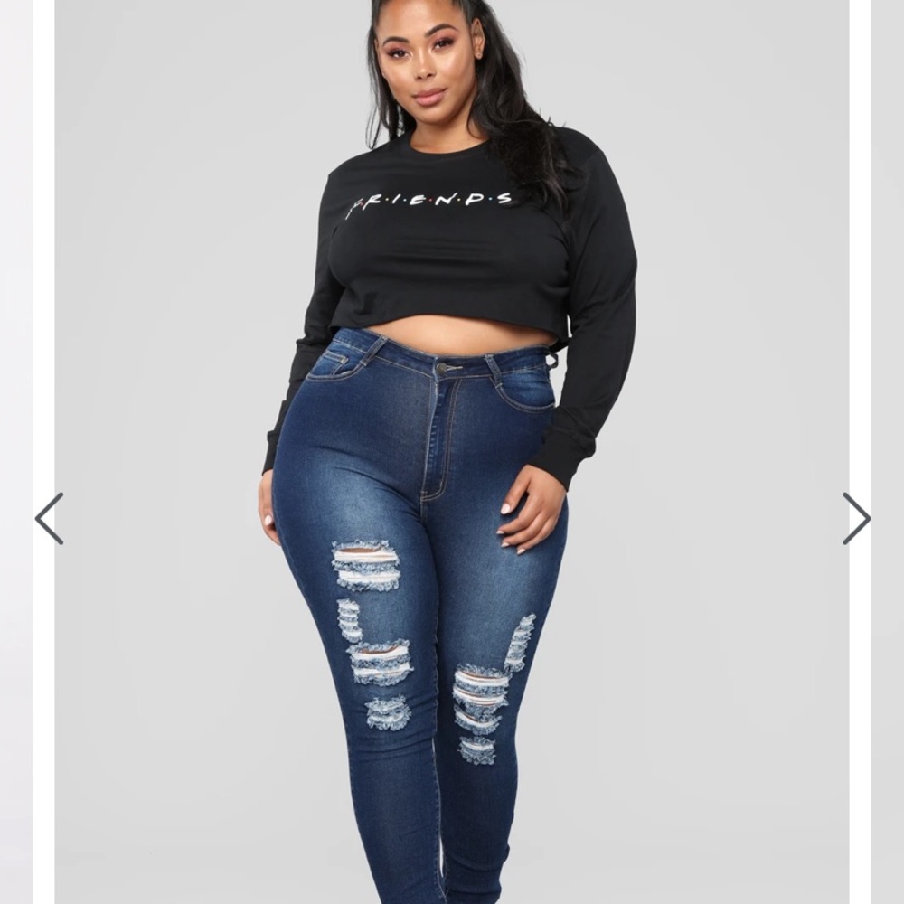 Plus size Fashion nova jeans 2x